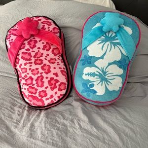 Flip flop pillows